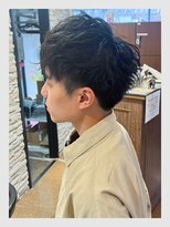 クリアオム 春日部(CLEAR homme)&nbsp;メンズ 爽やか無造作パーマスタイル マッシュショート