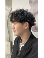 バロンフェム(baLon.fem)&nbsp;【お客様スタイル】内外MIX無造作パーマ