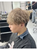 メンズペレ 渋谷(MEN'S PELE)&nbsp;ニュアンスパーマ/韓国マッシュ/スパイキーショート/渋谷