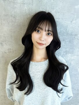 リンクエン(Link enn) 【韓国くびれレイヤー】黒髪/グレージュ/髪質改善/トレンド