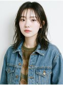 20代/モテ髪/小顔カット/薄めバング/イメチェン/大人可愛い/上田