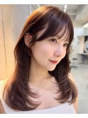 韓国レイヤー/韓国風/ボブ/髪質改善/黒髪/ブリーチなし〔池袋〕
