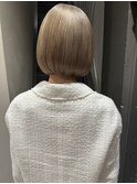 10代20代大人かわいいダブルカラーブリーチミルクティーカラー