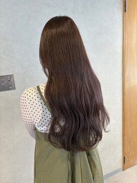 ムク 甲府(muku.) ラベンダーグレージュ/グレージュ/透明感カラー/顔まわりレイヤ