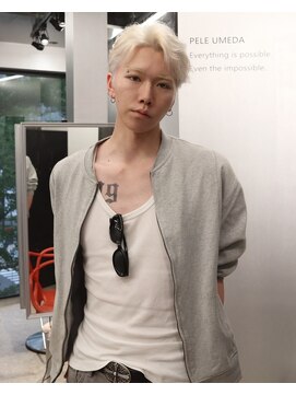 ペレ 梅田(PELE) サーフカール/スパイキーショート/ブルーブラック/梅田