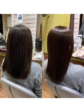髪質改善ヘアサロン モアビー(More B) 酸性ストレート|ハリスノフ5G