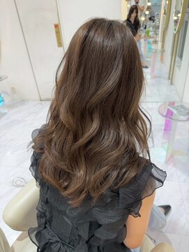 【MONA】シナモンベージュ/ラテカラー/透明感カラー/イルミナ