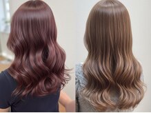 【工夫したカラーも売りの一つです】ハイライトカラーって髪型によって入れ方が変わりますご相談ください！