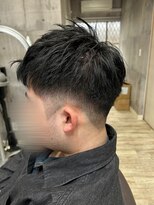 リヤン(Lien)&nbsp;フェード風ショート【駿河区／美容室／メンズ／ショート】