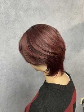 クレオ 福大通り店(CREO) ウルフ×ワインレッドカラー