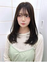 ディスイズ(thisis) 【thisis】オリーブベージュ/韓国風/レイヤーカット