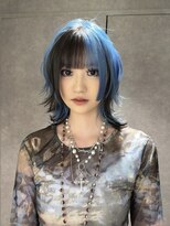 シェノン 表参道(CHAINON)&nbsp;ウルフカット　ハッシュカット　韓国レイヤー　デザインカラー