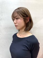 ロンドポレール 北千住(Lond polaire)&nbsp;大人ガーリー/バタフライカット/ミディアムレイヤーカット