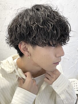 フィフスパーク(fifth PARK) 渋谷波巻きパーマ束感ツイストスパイラル無造作メンズパーマ色気