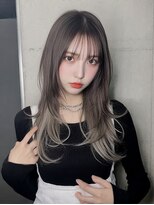 レア 新越谷(LEA) 韓国風レイヤー × シルバーグレージュ
