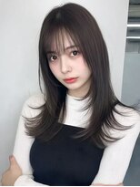 サロンドアイ(salon de i)&nbsp;韓国風レイヤー × ダークグレージュ