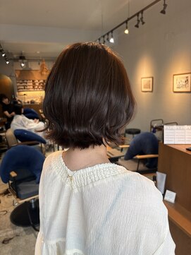 ヘアーループセラデザインワークス(Hair ruup Sela design works) 那覇/新都心 艶ブラウンカラー