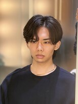 六本木美容室 西麻布店 刈り上げないセンターパート