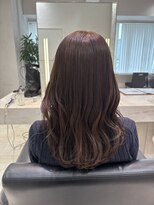 シェリ(Cheri)&nbsp;ダークパープル/ナチュラルショート/夏のヘアアレンジ/横浜
