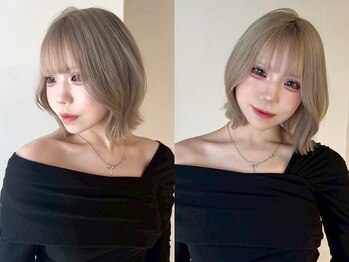 アモレット 天文館店(amoretto)の写真/骨格や髪質を見極めたショートカットやボブが高評価♪ミリ単位でこだわった顔周りカットで小顔見せ効果も◎