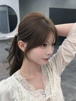 ジーニー 千葉(GENiE)&nbsp;結んでも可愛い顔周りカット/韓国ヘア/ハッシュカット[佐藤詩門]