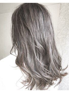 ヘアーアンドアトリエ マール(Hair&Atelier Marl) 【Marl】グレージュカラーの無造作セミディ♪