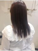 ライトパープルインナーカラーエクステ