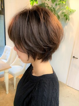 ショートオンリーサロントス(short only salon TOSS) 赤み0イルミナカラーボリュームアップくびれショート