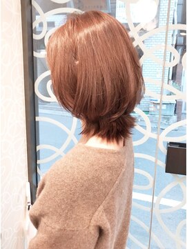 ミッシェル アフロート(michelle afloat) 髪質改善トップひし形ソフトウルフ簡単まとまるツヤカーブカット