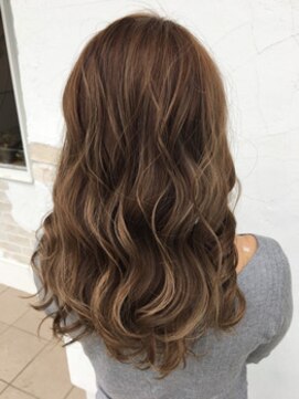 コジック ヘアアンドアイ(Cogic hair & eye) 大人立体感ハイライト☆ヌーディーベージュ韓国巻きラフウェーブ