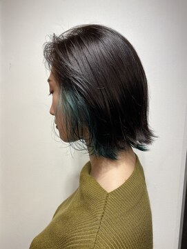 ヘアーワークス ヘルム 渋谷店(HAIR WORKS HELM) [HELM渋谷] インナーカラー