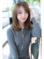 エヌアンドエー 春日部東口店(hair shop N&A)&nbsp;大人ガーリー×毛先ワンカール×マロンベージュ