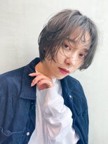 アイティーバイアルバム 八王子店(IT by ALBUM) ショートカット_イヤリングカラーラベンダーカラー_8233