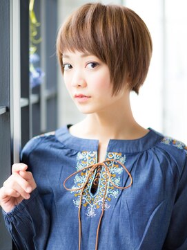 アニモフィオレンテ 大沢店(animo FIORENTE) +animo大沢+眉上バング×テラコッタ×ウルフマッシュC