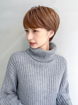 オーブ ヘアー ブルーム 西新店(AUBE HAIR bloom) 20代・30代_小顔が叶う丸みショート