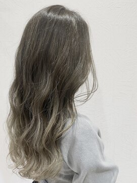 ジェービーヘア 稲毛(jb hair) カールヘアグラデーション/デザインカラー/グレージュ【稲毛】