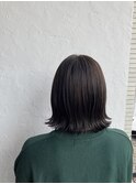 暗髪オリーブカラー