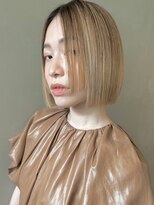 パーク(PARK)&nbsp;【PARK】サイドラインバング×ストレートボブ