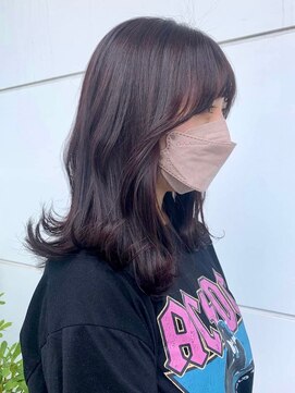 マザー(MOTHER) 外ハネガーリーミディアム/ブリーチ/髪質改善/大人ミディ/下北沢