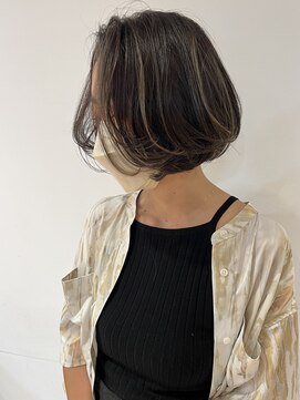 スプレンド センター南(SPLENDO hair nail supply&co.) 大人ハイライト/グレージュハイライト/大人ボブ/センター南