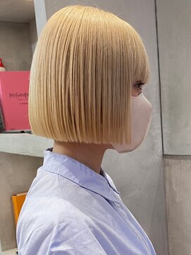 ロンドポレール 北千住(Lond polaire) 【米倉かずひさ】イメチェン　ダークアッシュ　フェミニン