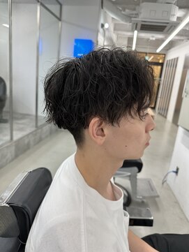 ロンド ローガン 名駅(Lond LOGAN) 波巻きパーマ　落ちかけなんです。　　メンズカット　名古屋