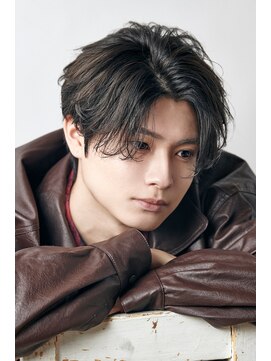 オーシャントーキョー サニー 原宿(OCEAN TOKYO Sunny) 毛流れパーマニュアンスパーマカルマパーマセンターパート韓流