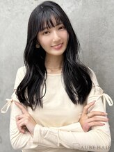 オーブ ヘアー シアナ 南類家店(AUBE HAIR siana) 20代・30代_垢抜け暗髪ヨシンモリヘア