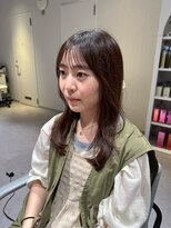 アム(amu)&nbsp;シースルーバング/レイヤーカット/ロングヘア/顔まわりカット