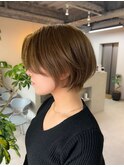 ナチュラルショート☆シルキーベージュ