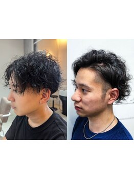 パーマスタイルやバーバースタイルもお任せ☆清潔感のあるスタイルで、第一印象UP！再現性の高さも◎