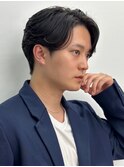 刈り上げないナチュラルセンターパート
