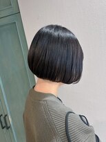 ヘアサロン ナノ(hair salon nano)&nbsp;ボブ/黒髪/前下がりボブ/大人かわいい/30代/40代/50代