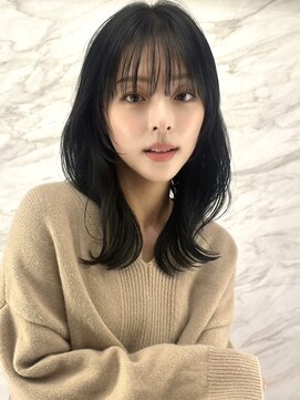 ロンド ロワール 門前仲町(Lond Loire) 前髪顔周りレイヤー髪質改善白髪染め韓国レイヤー門前仲町0212